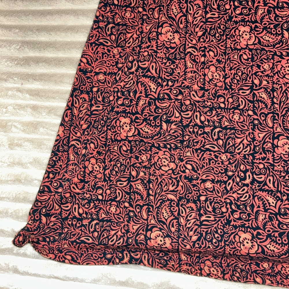patagonia womens dress size X Large long sleeve cotton/ spandex floral paisley - Picture 7 of 7